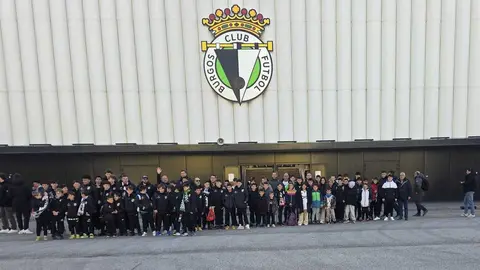 La Mancomunidad Alta Sierra de Pinares organizó un viaje para asistir al partido de fútbol entre el Burgos CF y la AD Ceuta