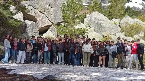 Estudiantes alemanes e italianos disfrutan estos días del intercambio con alumnos del IES 'San Leonardo'