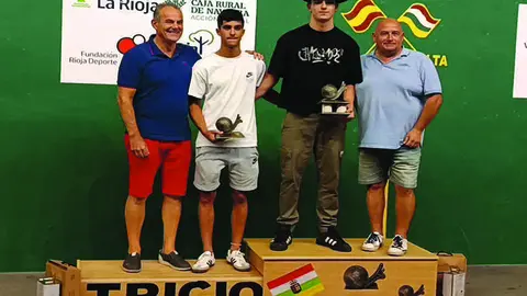 El pelotari de Covaleda y del CP Urbión, Rubén Cámara, se proclamó vencedor del prestigioso Torneo "Cuna de Pelotaris" en Tricio (La rioja)