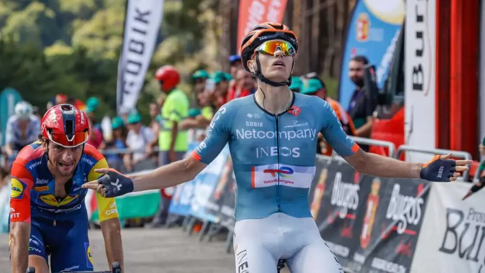 Onley entrando en meta/ Vuelta a Burgos