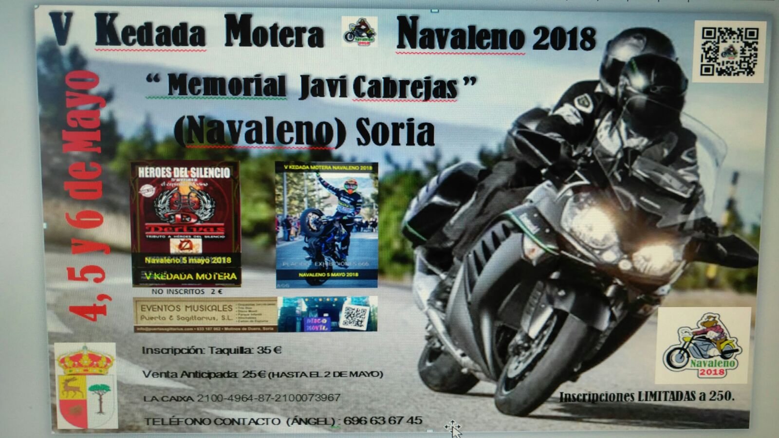 CARTEL KEDADA MOTERA