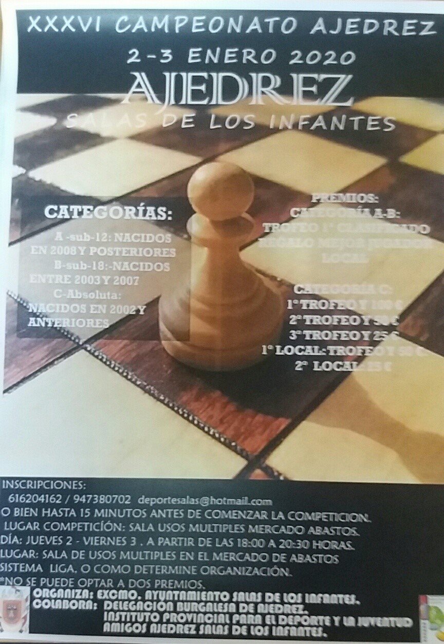 torneo de ajedrez salas