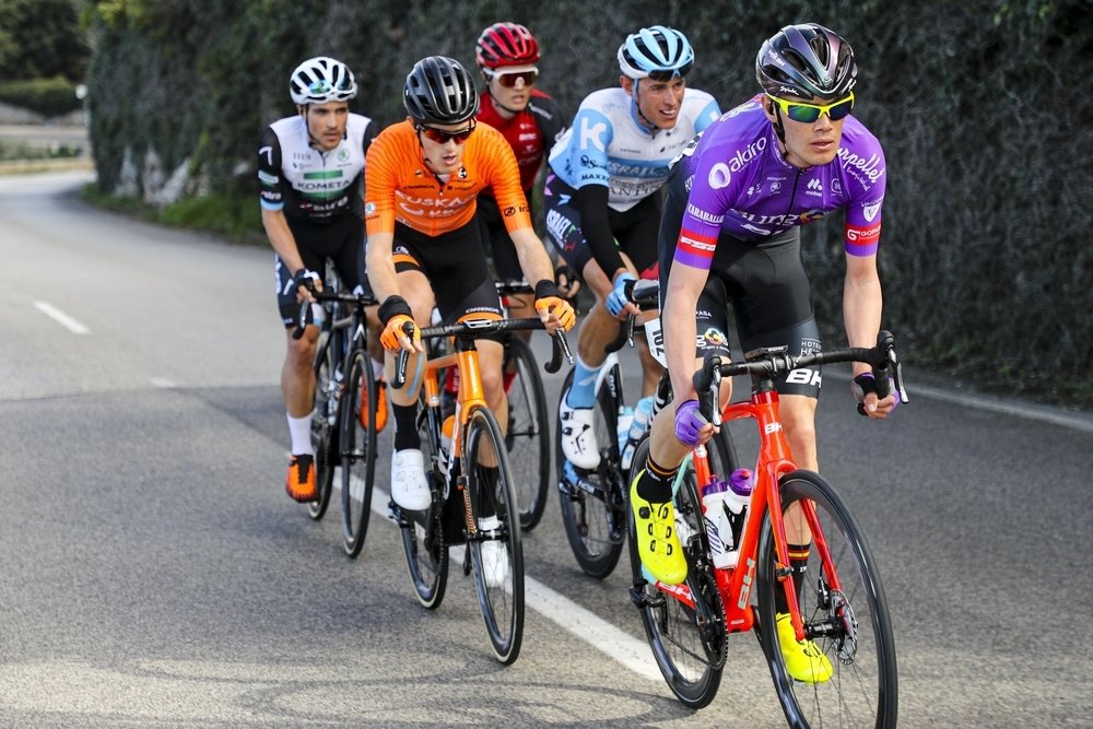 El Burgos BH protagonista en la fuga en la segunda etapa en la Challenge de Mallorca