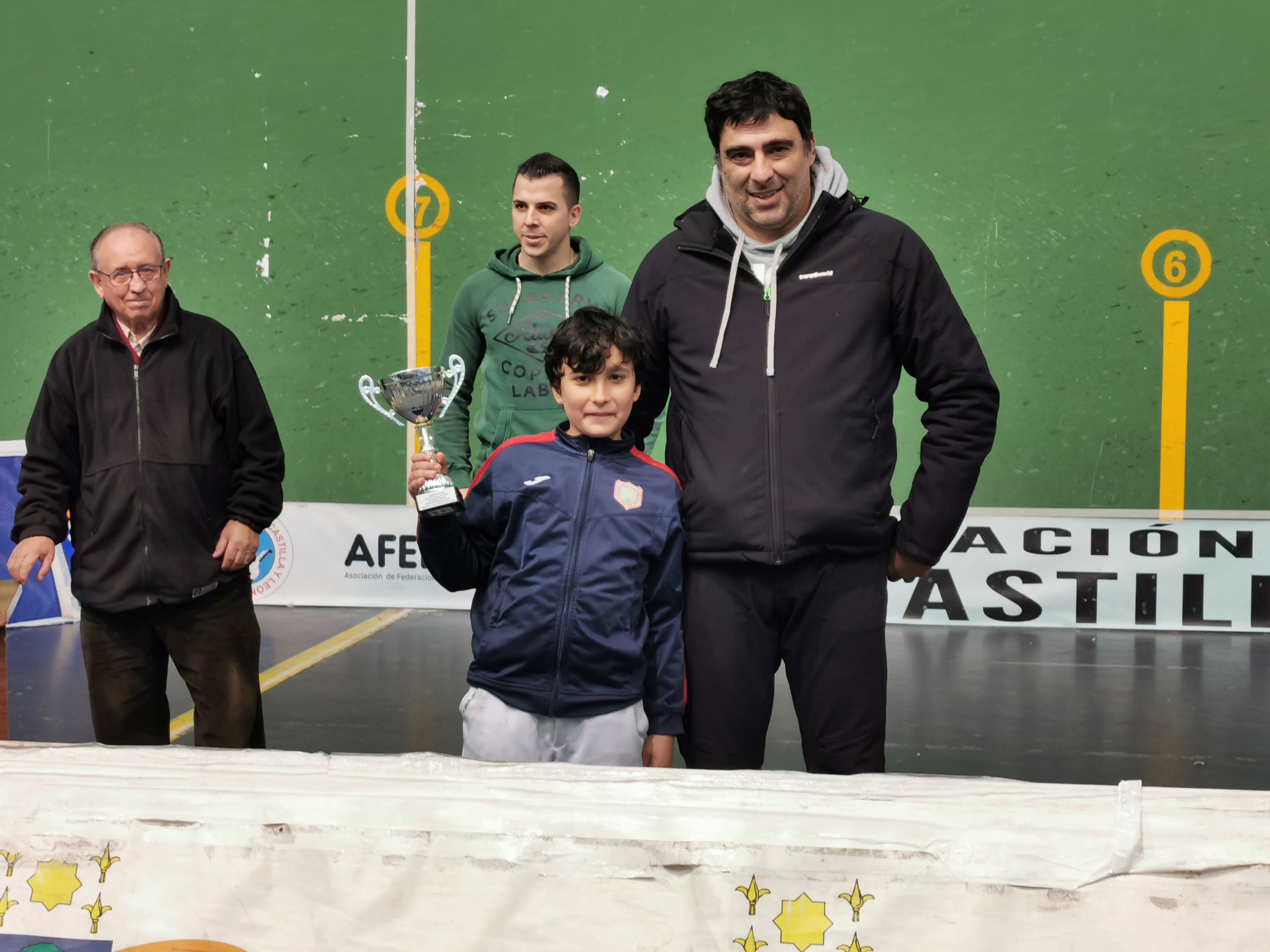 Nicolás Mediavilla. Subcampeón alevín.
