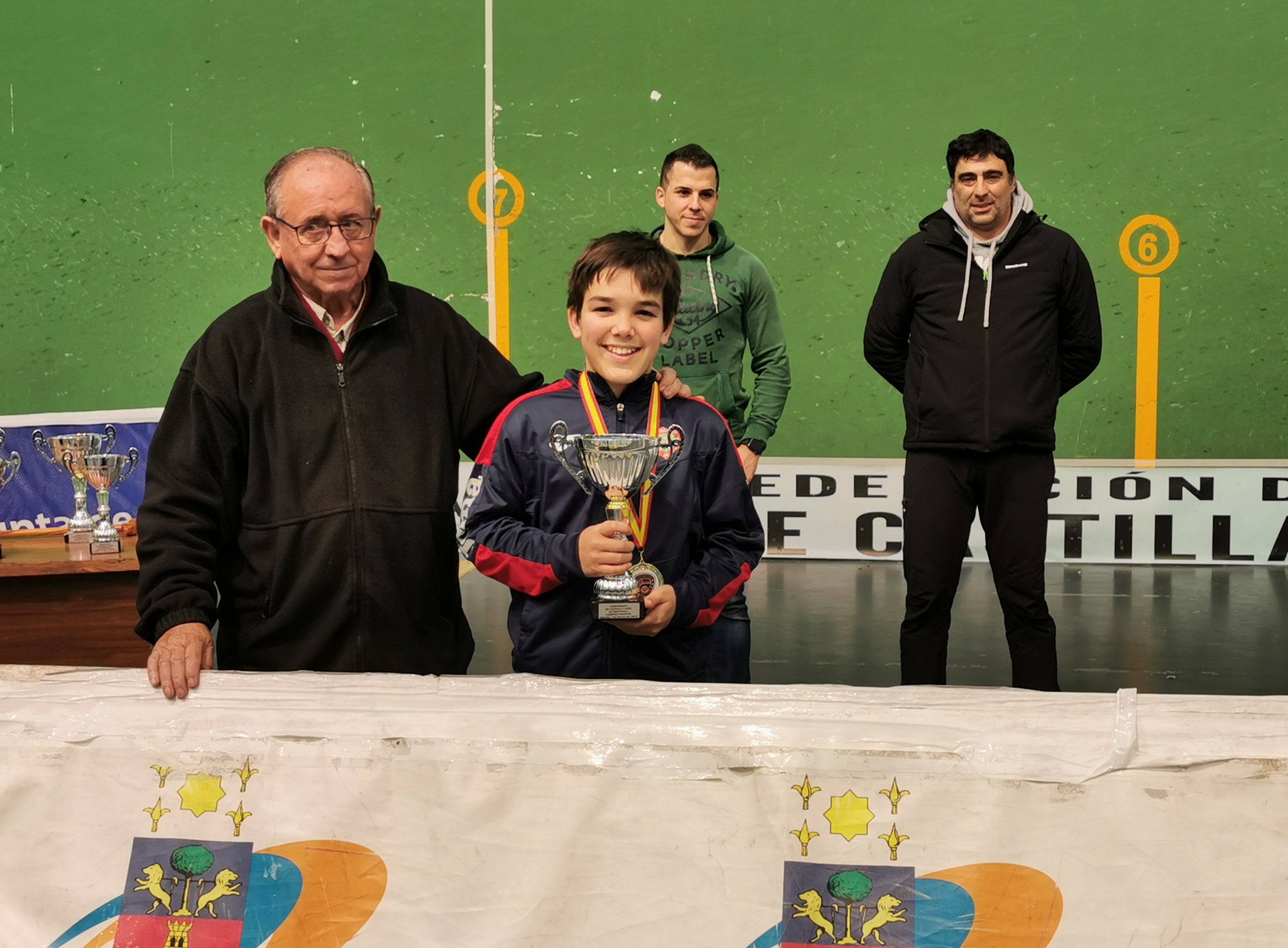 Óscar Revuelta. Campeón Infantil.