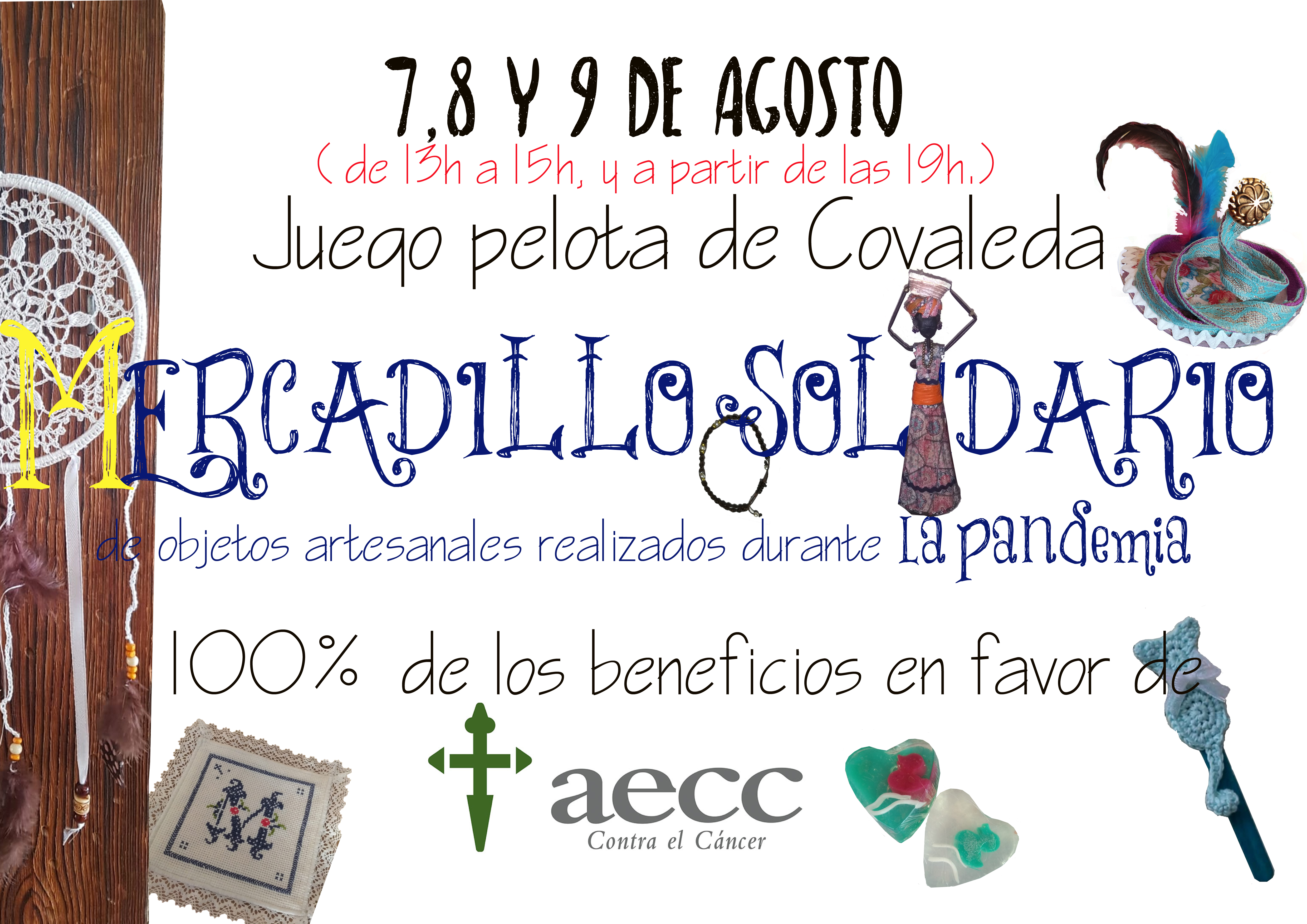 cartel mercadillo solidario