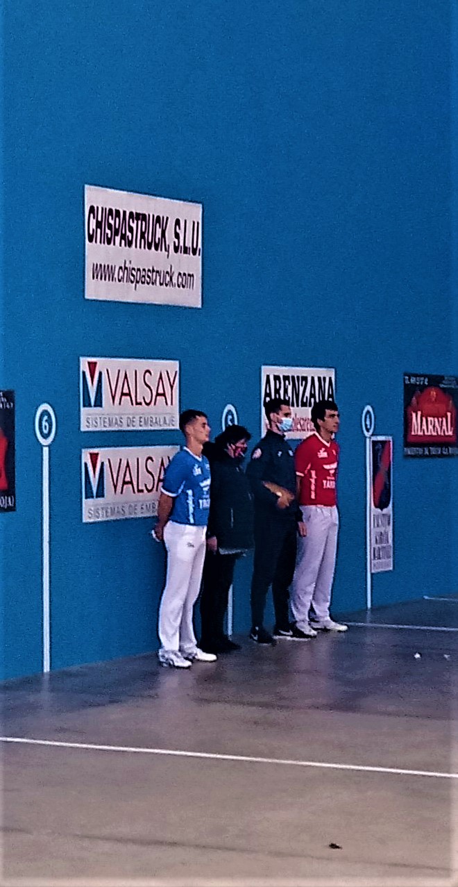 Presentación del partido de individuales