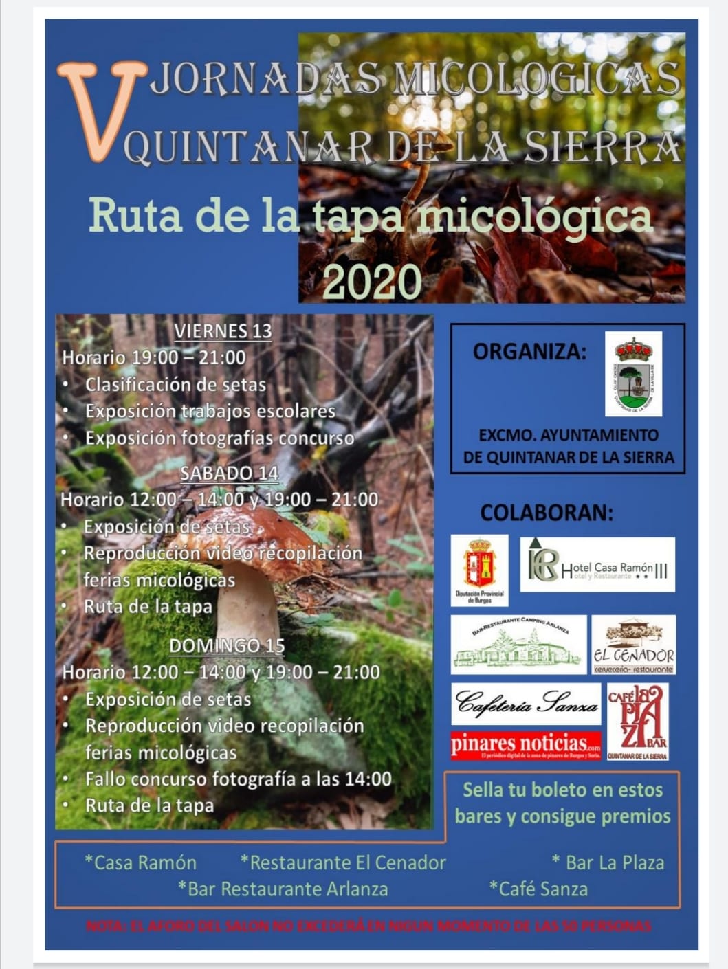 Jornadas micológicas Quintanar