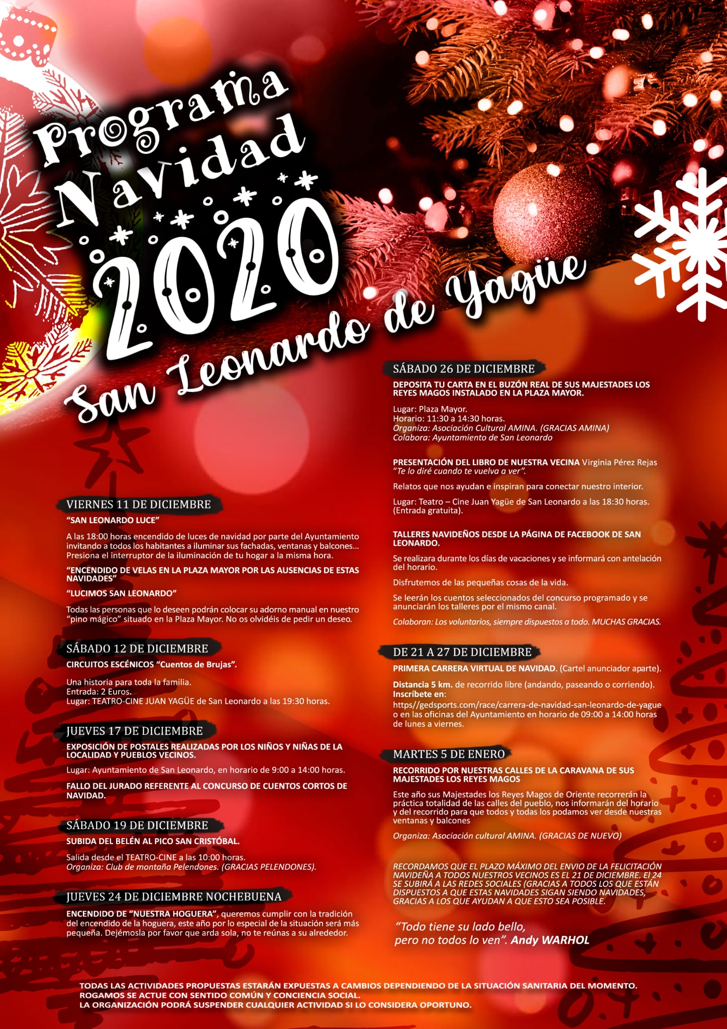 PROGRAMA NAVIDEÑO SAN LEONARDO