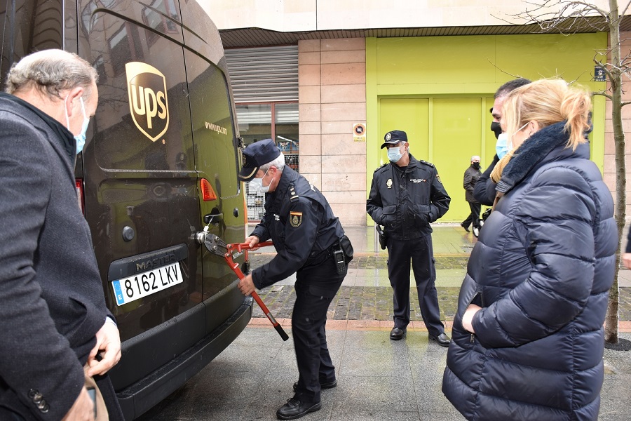 Vacunas COVID-19. Llegada a Soria 29-12-20