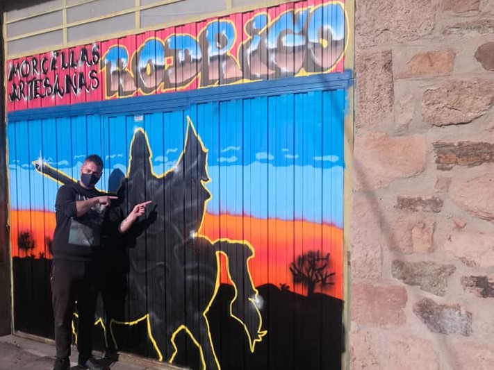 GRAFITI DE MORCILLAS RODRIGO