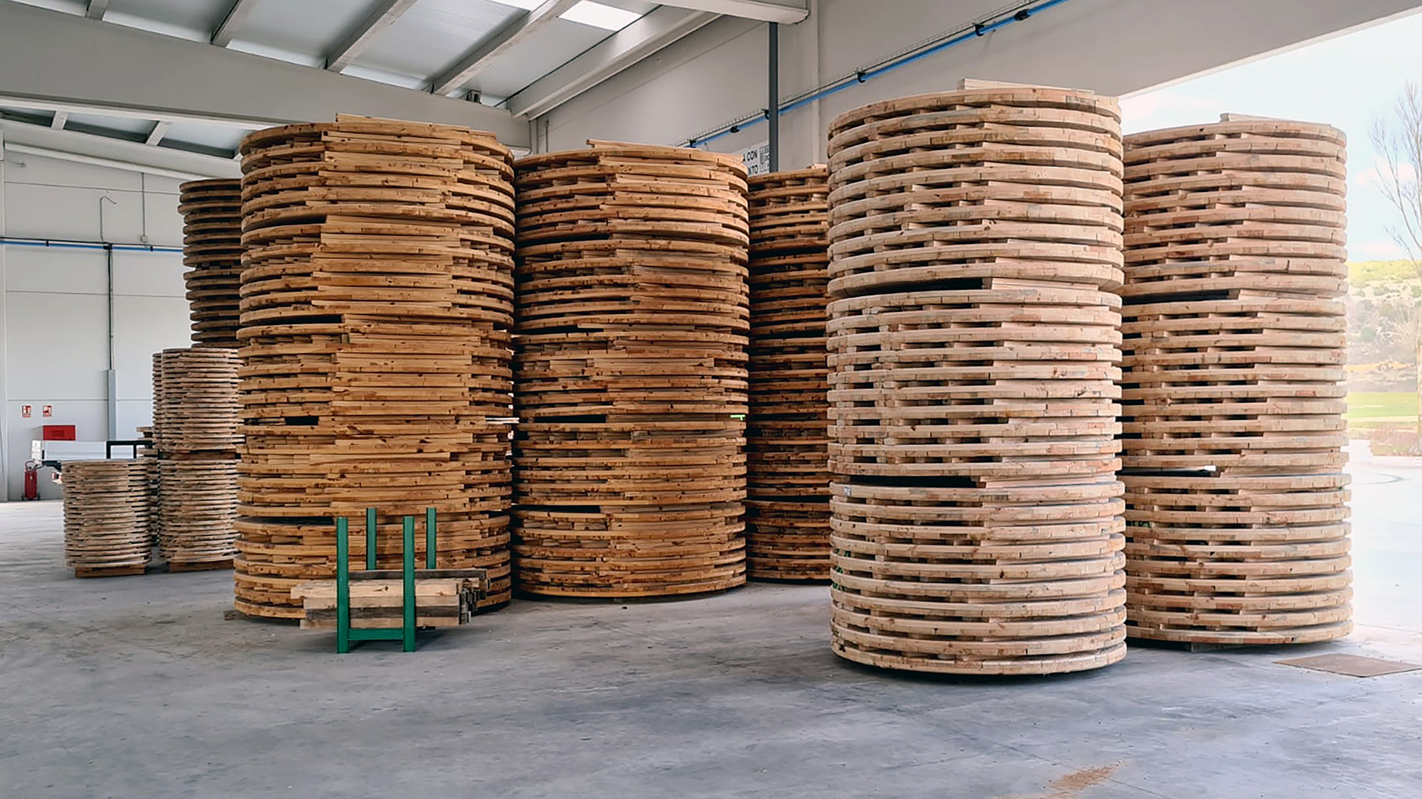 Bobinas en la fábrica de Ribsa