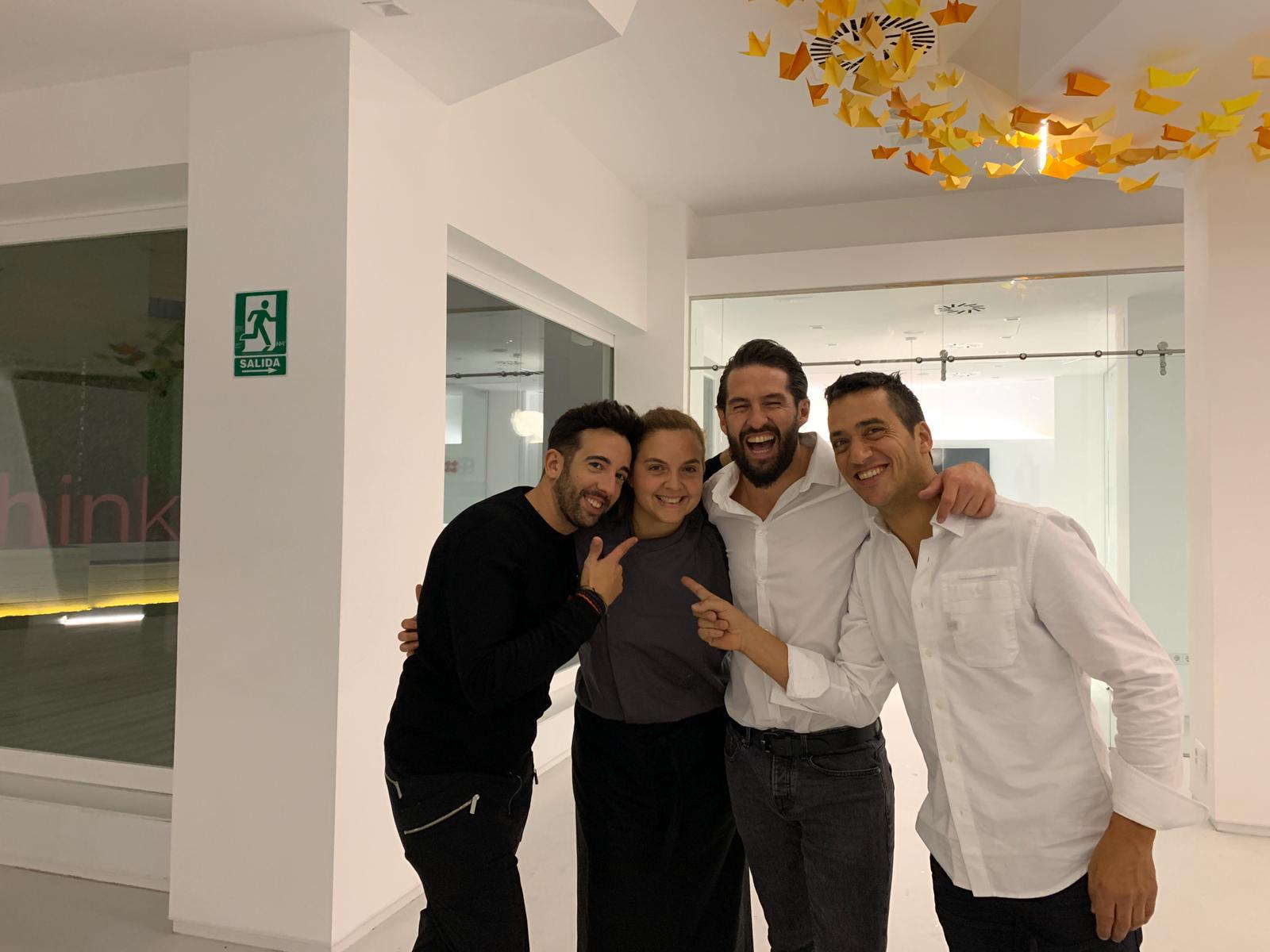 CON YAYO DAPORTA QUE ES ESTRELLA MICHELIN, CON PEÑA Y CON DAVID GARCIA QUE GANÓ UNA EDICIÓN DE TOP CHEF