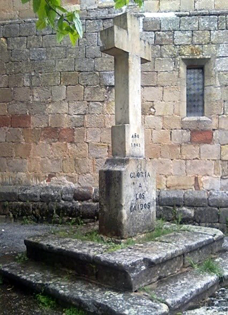 Cruz de los caídos de Pinilla de los Barruecos.