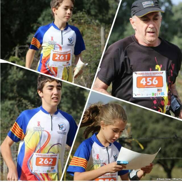 FOTO CON SUS HIJOS CORRIENDO