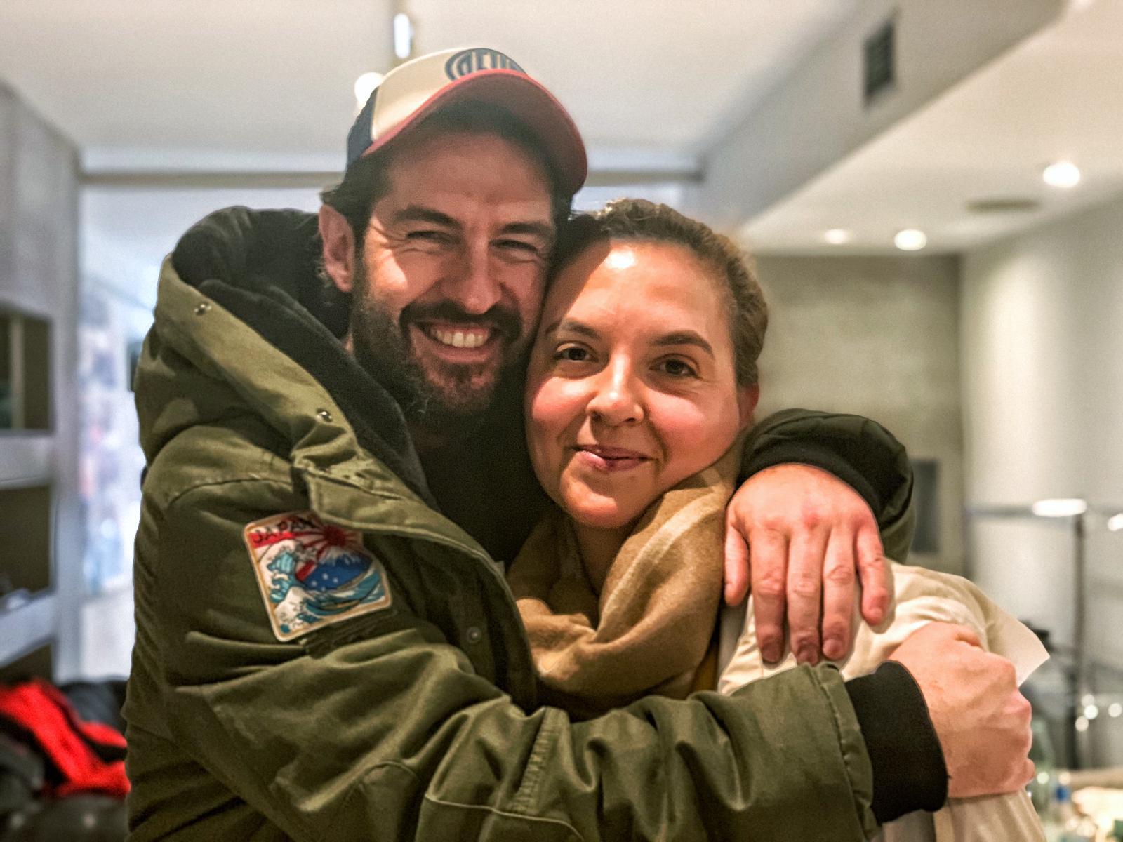 ESTEFANIA ALONSO CON EL COCINERO JAVIER PEÑA