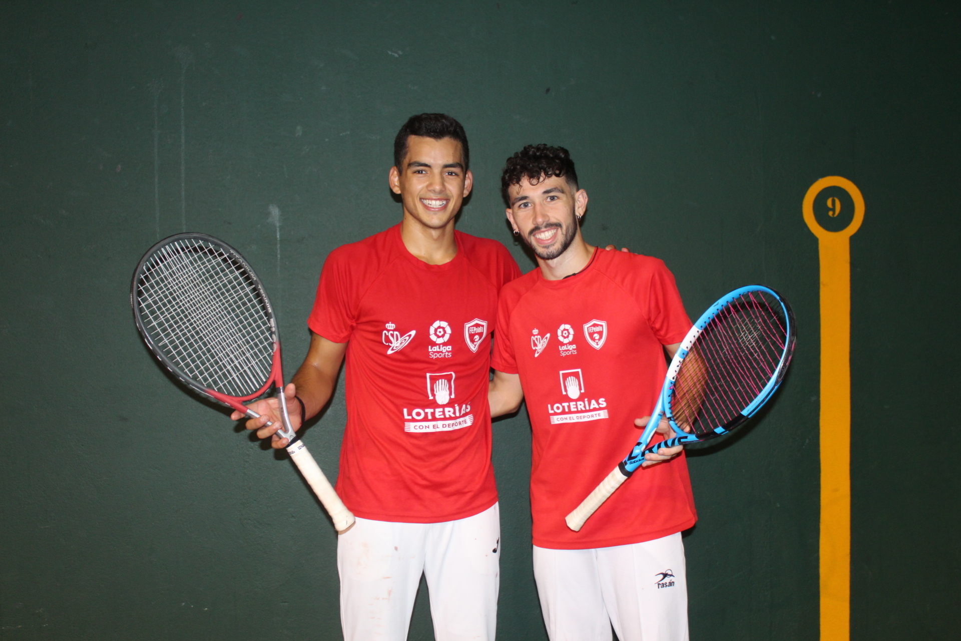 Hugo León y Joan Pascual Finalistas frontenis