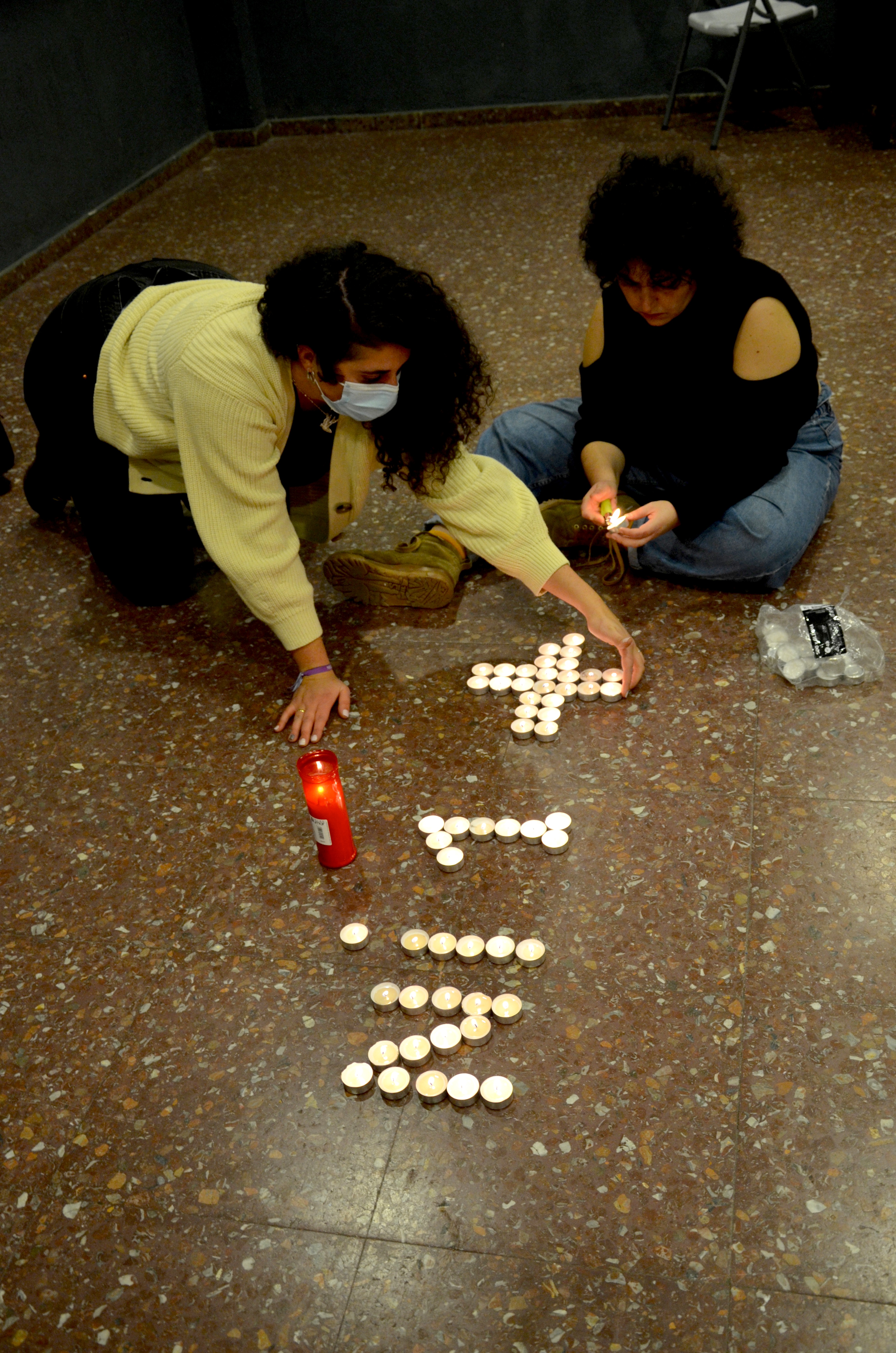 En el salón de Duruelo se vivió el acto contra la violencia de género.