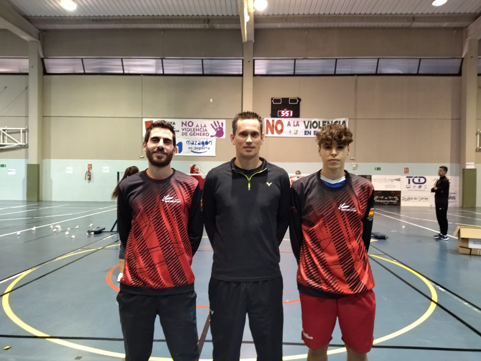 Javier Ortega y Javier Barrios con Diemo RuhNow