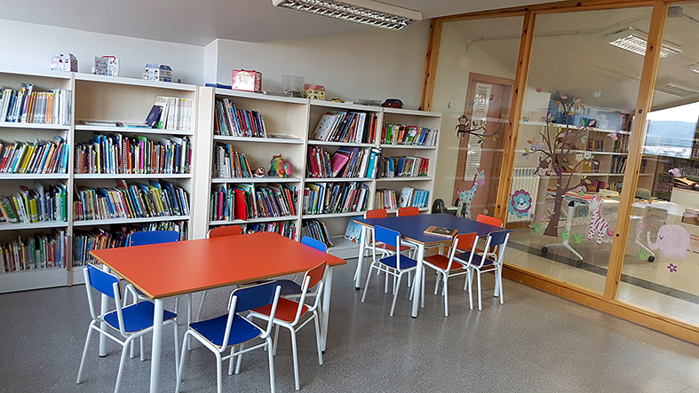 Biblioteca municipal de Quintanar.