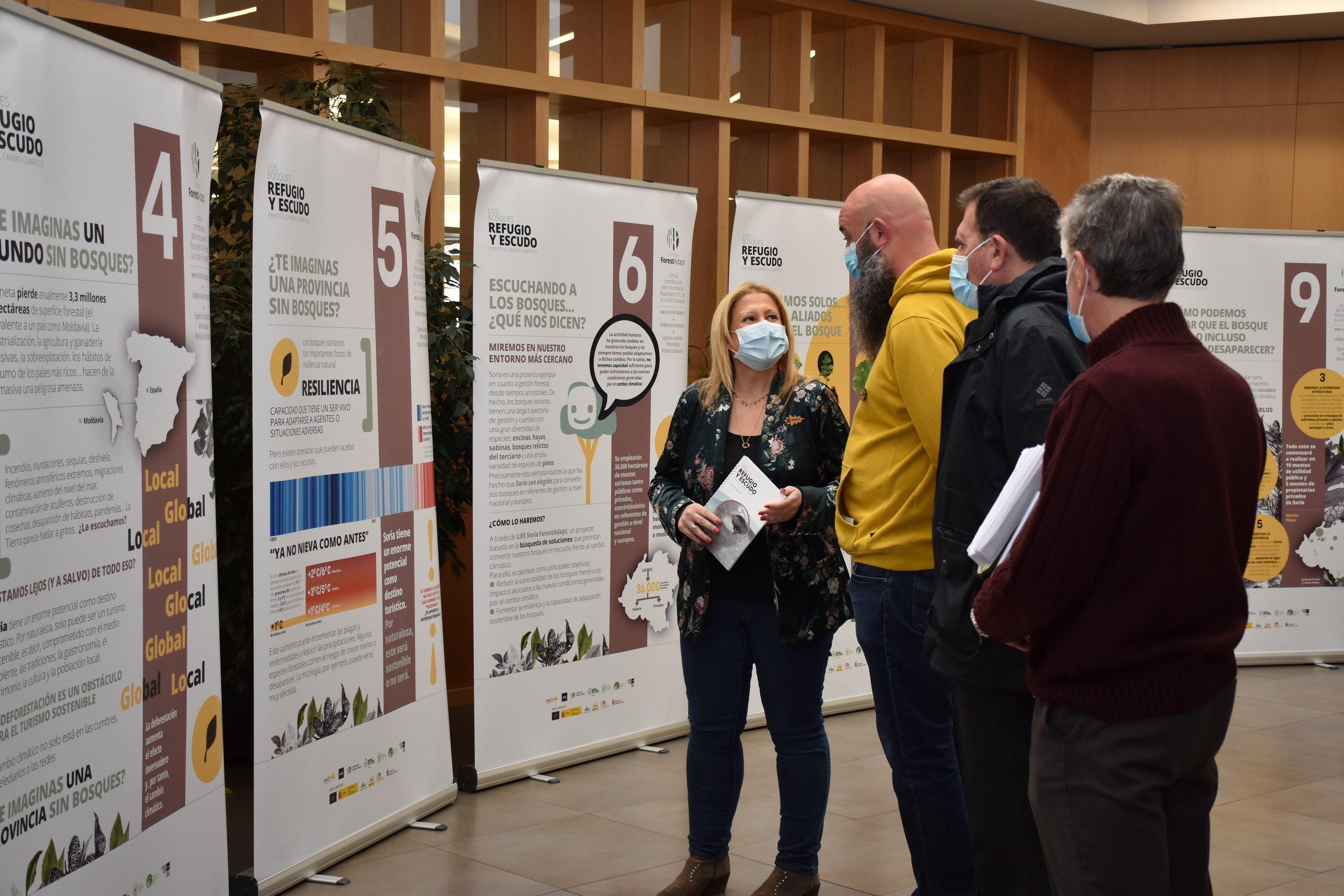 exposición ‘Los bosques, escudo y refugio frente al cambio climático’