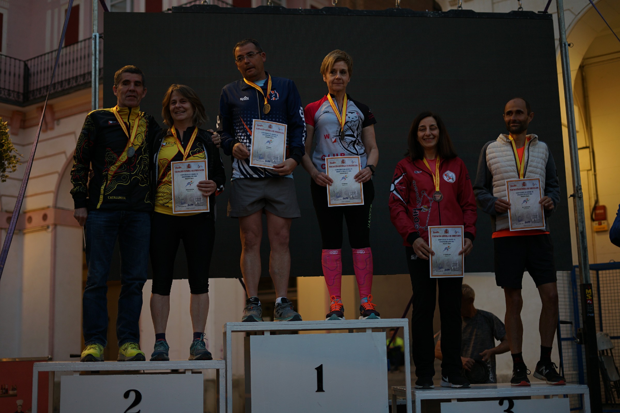 Teo podio sprint