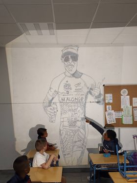 Dibujo hecho por los alumnos