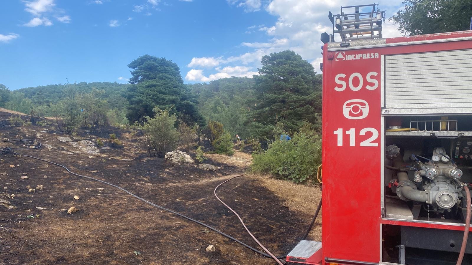 Los términos de la comarca de Pinares mantienen un riesgo alto o extremo por peligro de incendio