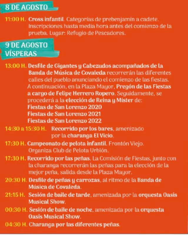 Fiestas Covaleda