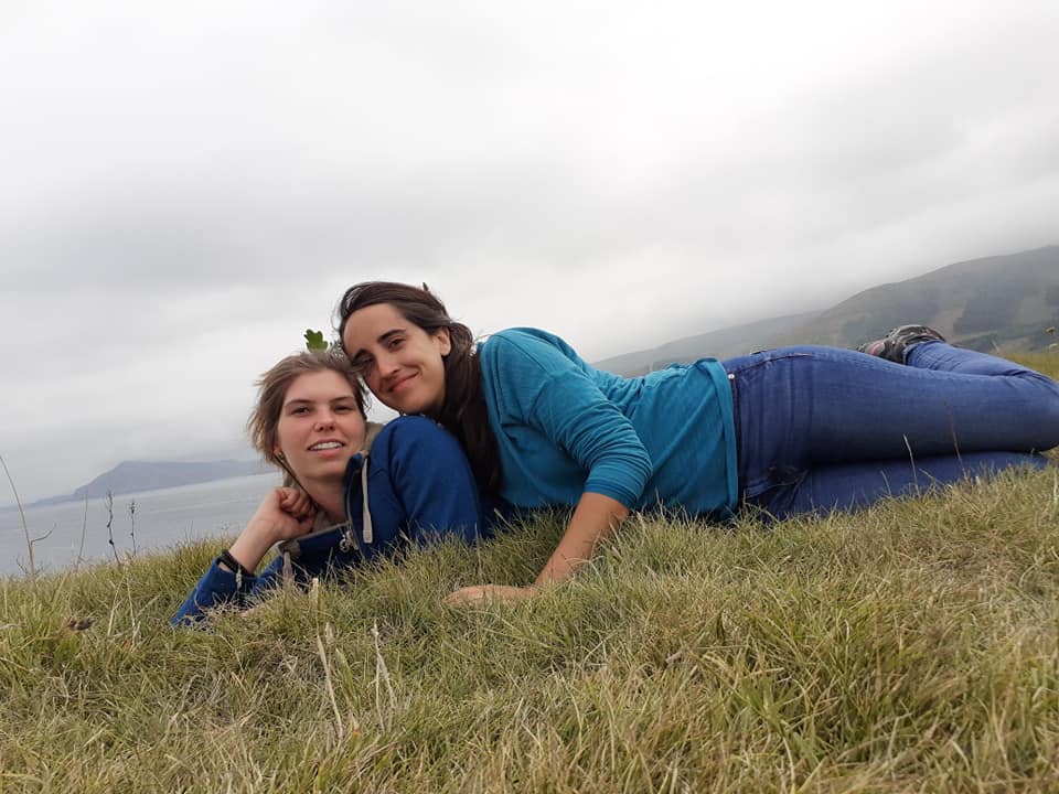 CON SARA EN FERROL DURANTE UNAS VACACIONES