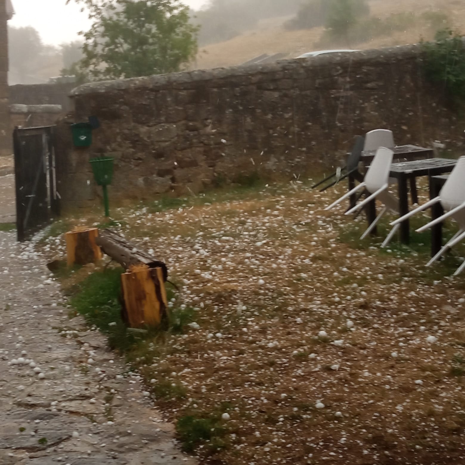 Granizadas en Pinares (2)