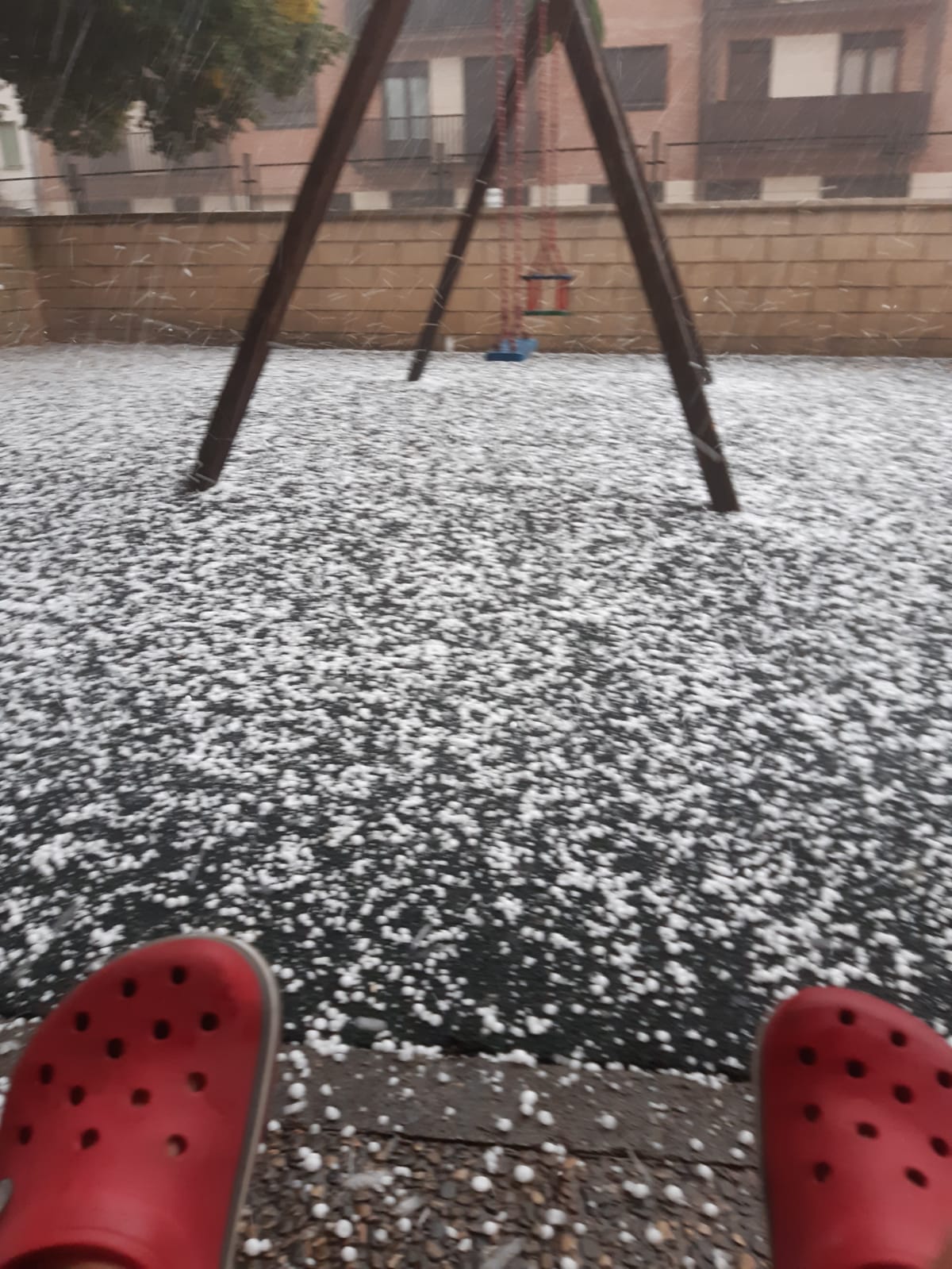 Granizadas en Pinares (1)