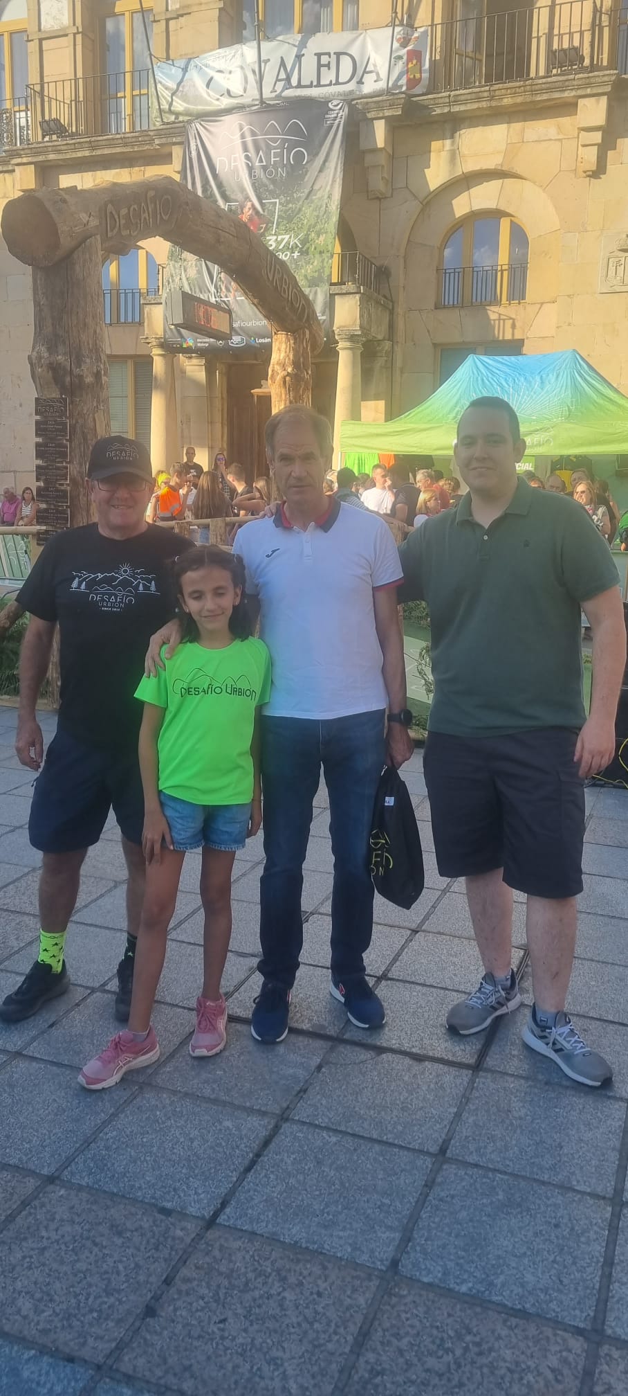 Luisal con Abel Antón y Vidal Herrero