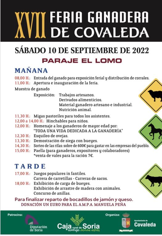 CARTEL FERIA COVALEDA