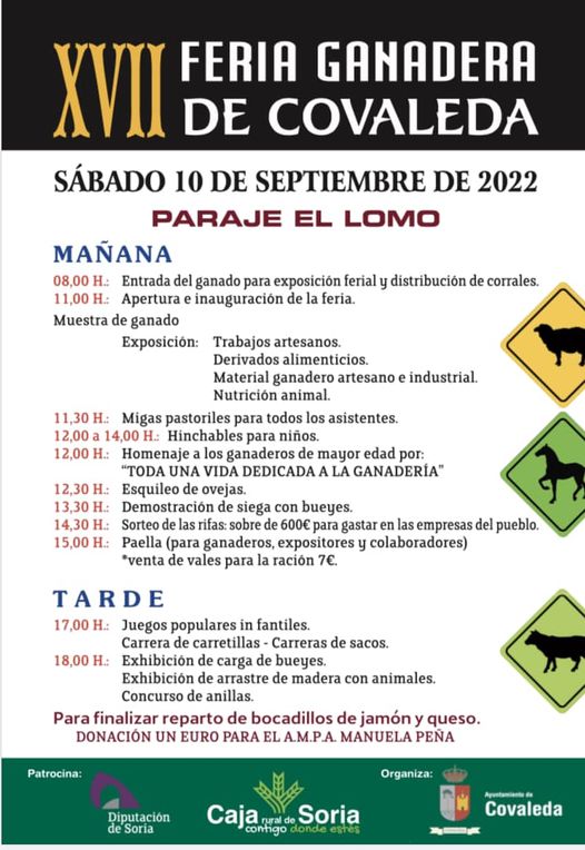 CARTEL FERIA COVALEDA