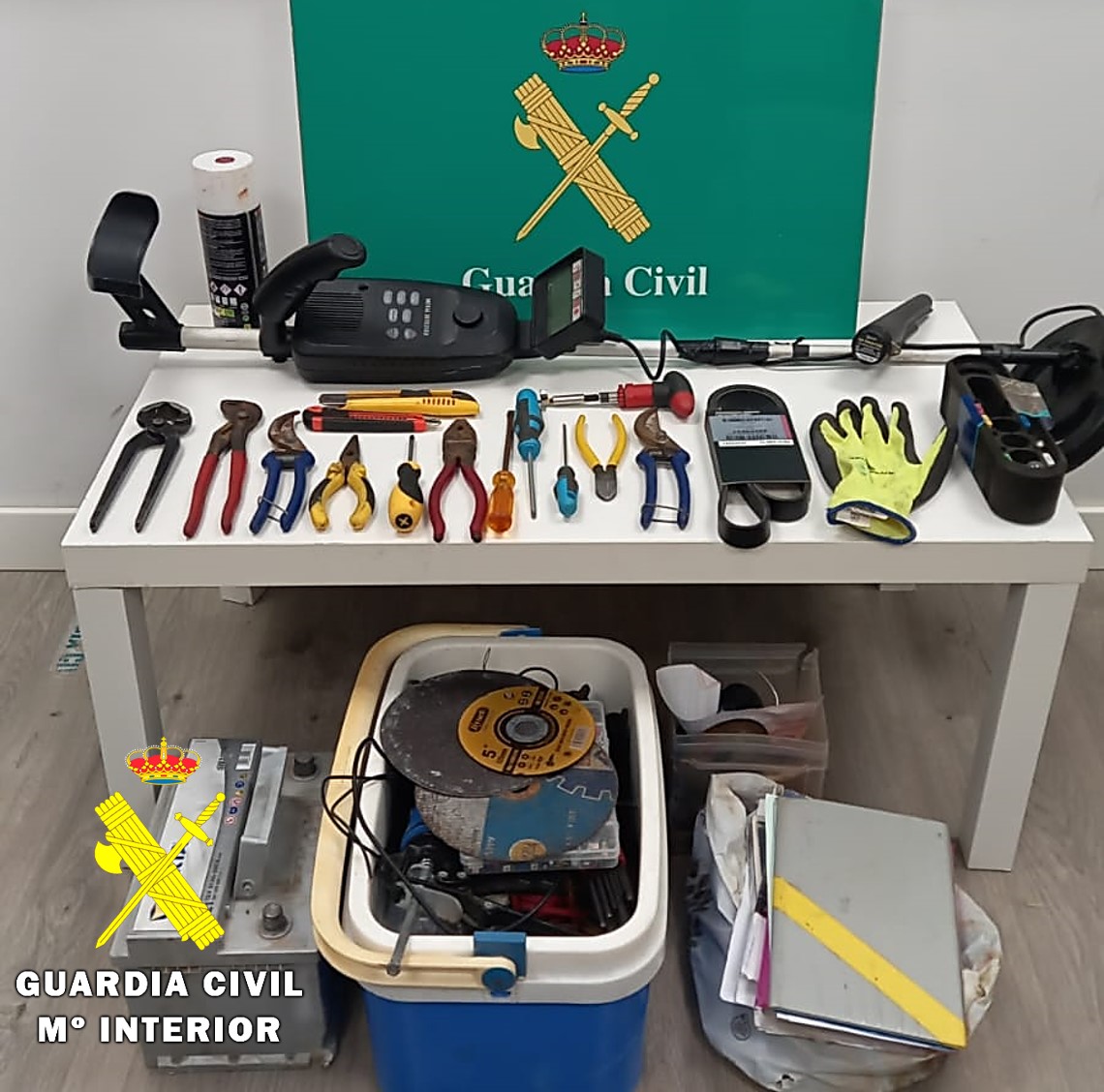 material intervenido