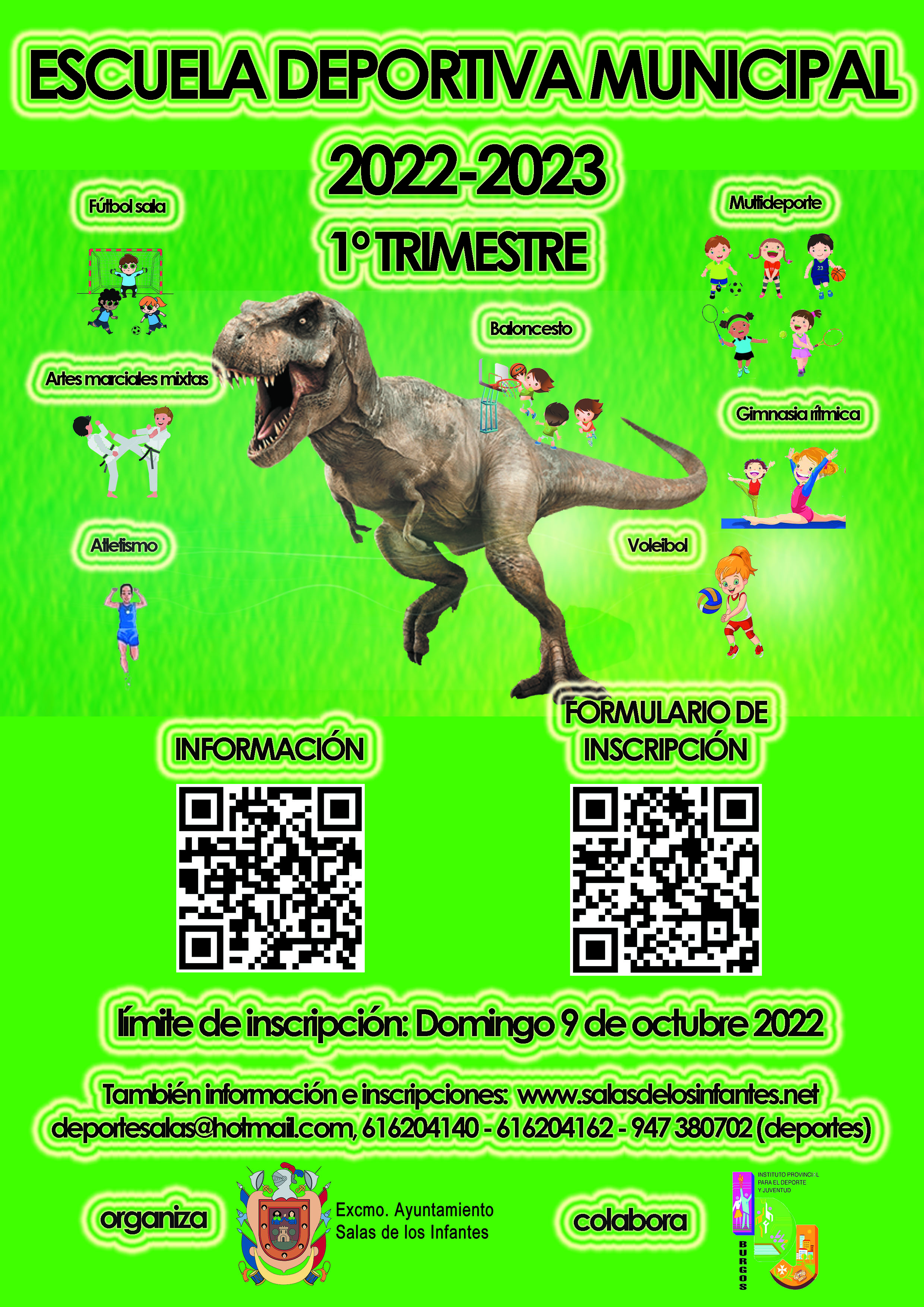 Escuela deportiva CARTEL 22-23 VALIDO