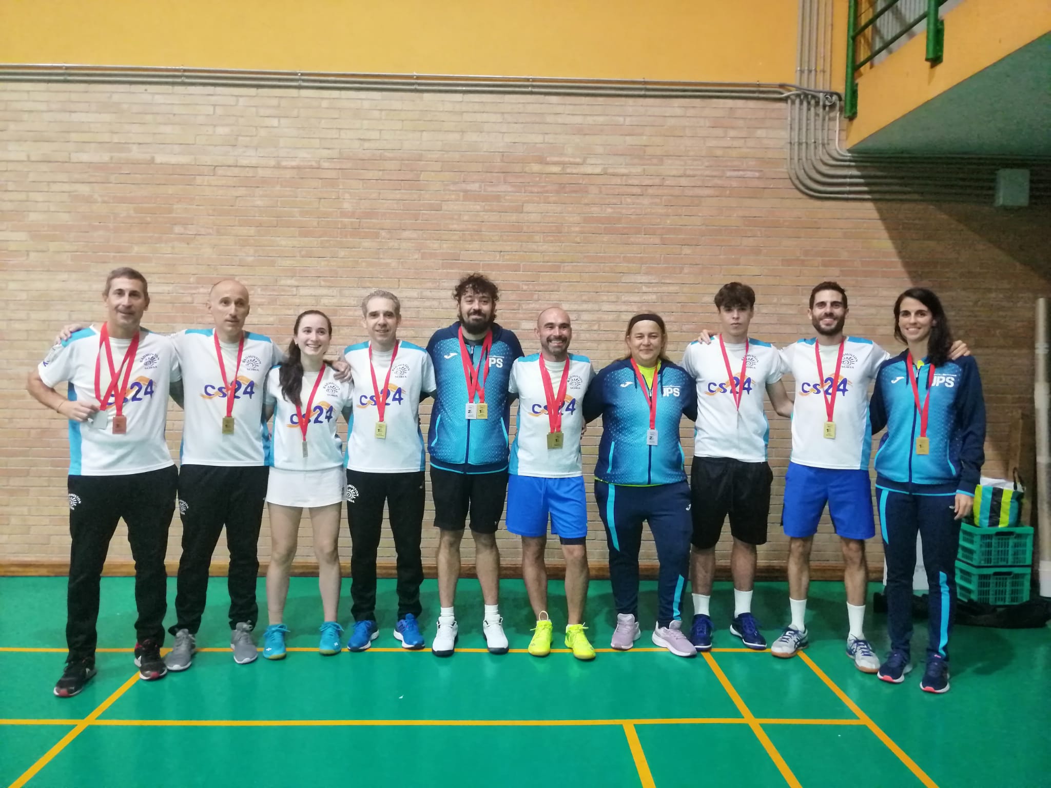 Grandes resultados del bádminton soriano en n el regional celebrado en Soria