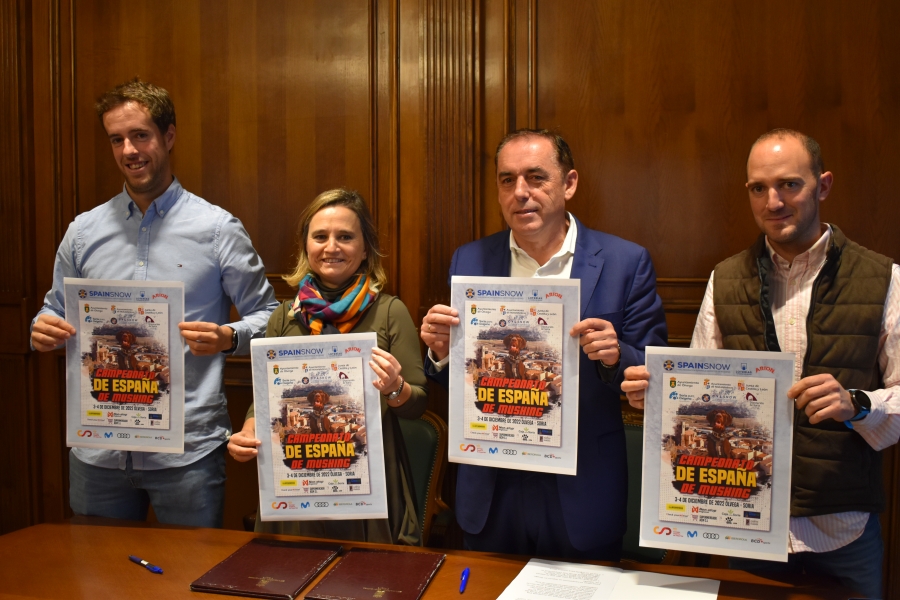 Diputación colabora en la organización del Campeonato de España de Mushing sobre Tierra