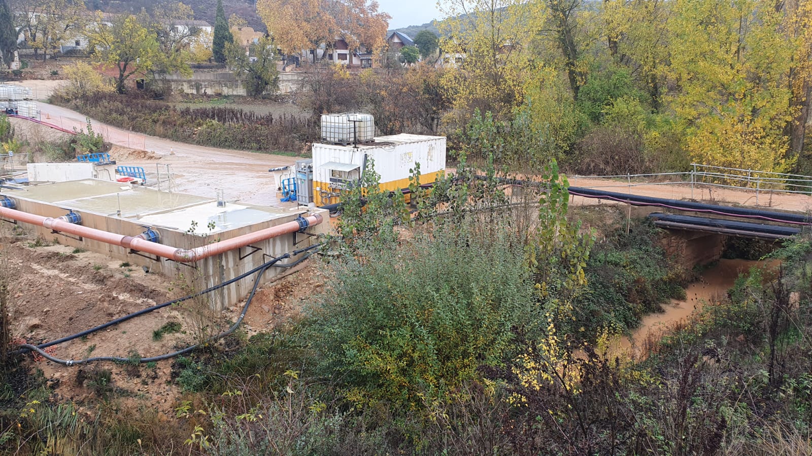 decantador obras tunel edar soria sinova no funciona