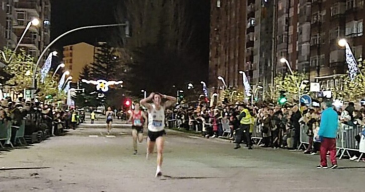 Joel Aubeso y Cristina Ruiz se han hecho con la victorial en la XXXIII San Silvestre Cidiana
