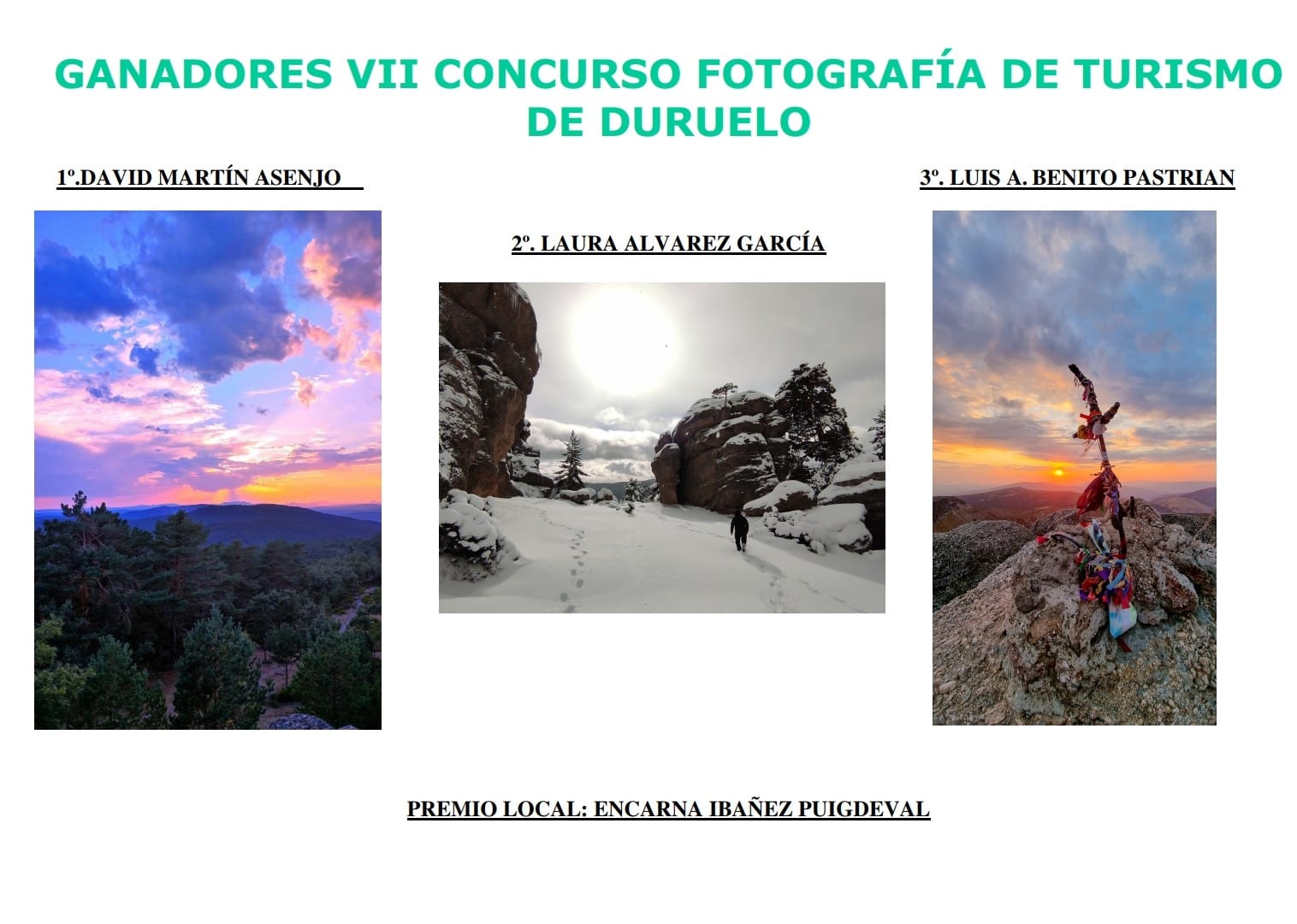 Una foto de un atardecer en el monte del autor David Martín Asenjo gana el concurso de Fotografía de Turismo de Duruelo