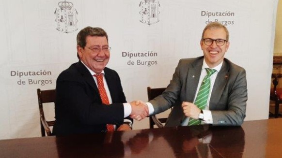 La Diputación de Burgos firma un convenio con la Junta para impulsar los objetivos del Plan Anual de Empleo