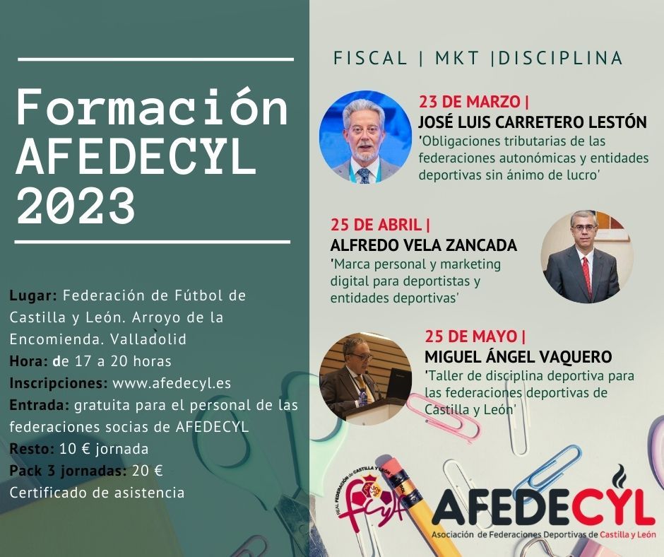 CARTEL JORNADAS FORMACIÓN AFEDECYL 23