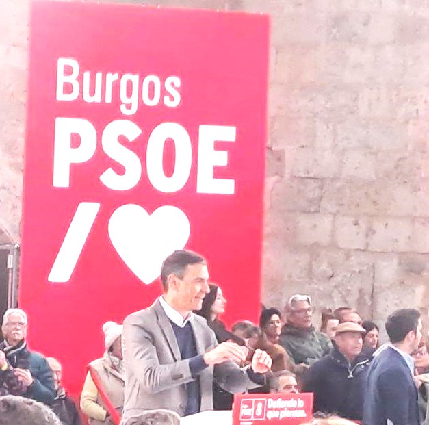 Pedro Sanchez en Burgos