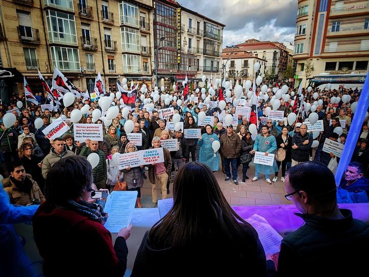 Soria YA culmina una nueva concentración por las carencias de la sanidad en la provincia