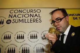 Diego Muñoz en el Concurso Nacional de Sumilleres