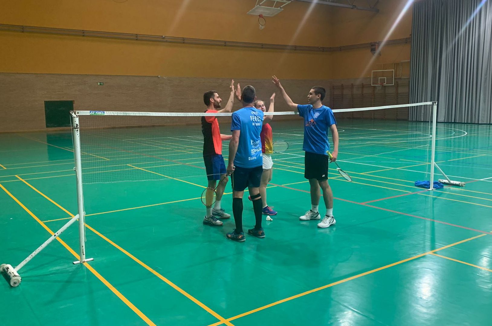 Javier, Jose Carlos, Victor y Daniela