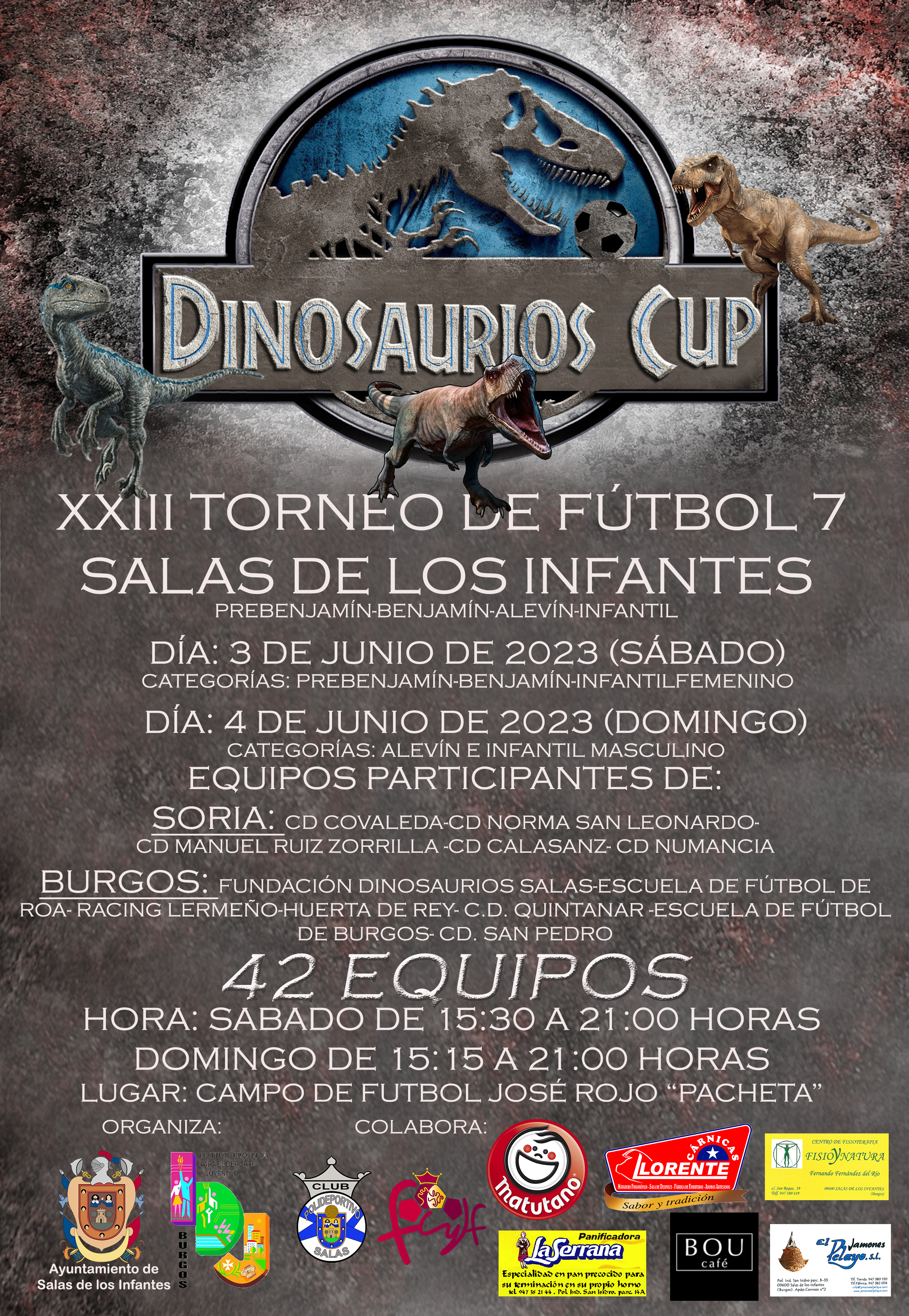 cartelfutbol7DINOSAURIOS CUP 2023