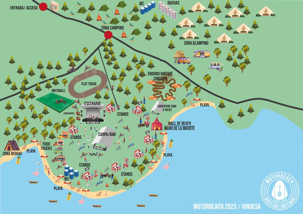 MAPA CON LA ZONA DEL MOTORBEACH